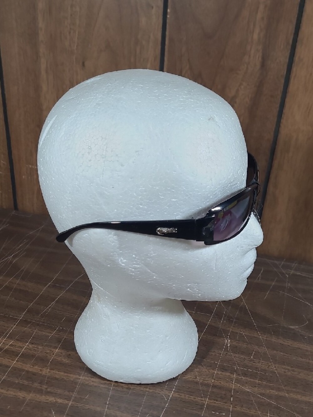 Black Frame Women's Sunglasses with Gradient Purple Lenses #18 - Picture 2 of 4